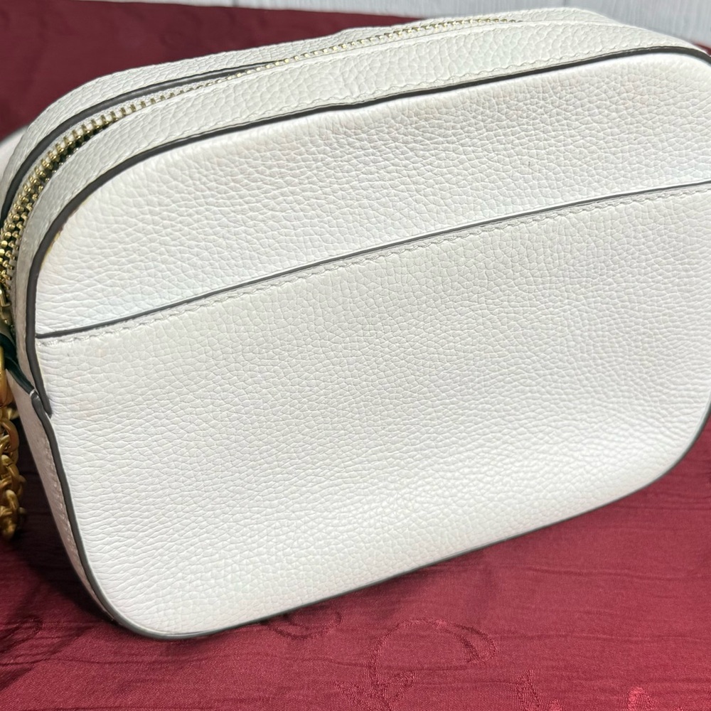 Tory burch white cream Herringbone Patterned Bag - Picture 6 of 10